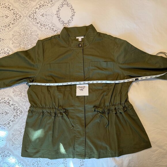 RUFFLED-SLEEVES TIE-WAIST JACKET - Picture 6 of 9